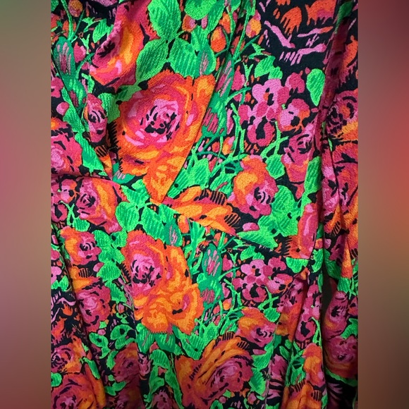 ZARA FLORAL PRINT DRESS - Picture 4 of 8